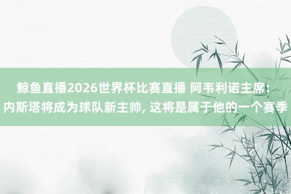 鲸鱼直播2026世界杯比赛直播 阿韦利诺主席: 内斯塔将成为球队新主帅, 这将是属于他的一个赛季