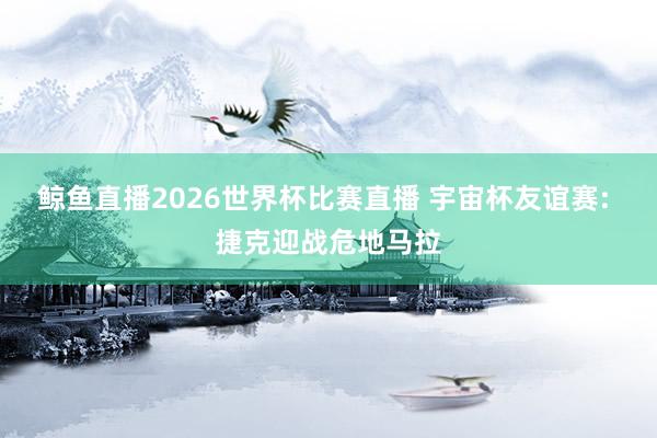 鲸鱼直播2026世界杯比赛直播 宇宙杯友谊赛: 捷克迎战危地马拉