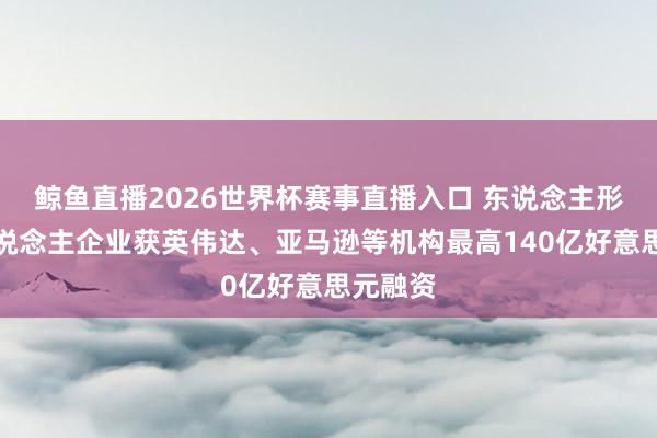 鲸鱼直播2026世界杯赛事直播入口 东说念主形机器东说念主企业获英伟达、亚马逊等机构最高140亿好意思元融资
